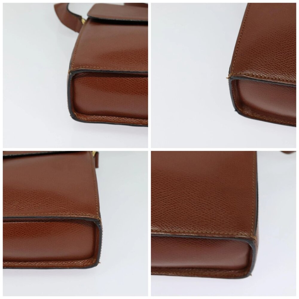 CELINE Shoulder Bag Leather Brown Auth KD516 - Picture 16 of 16